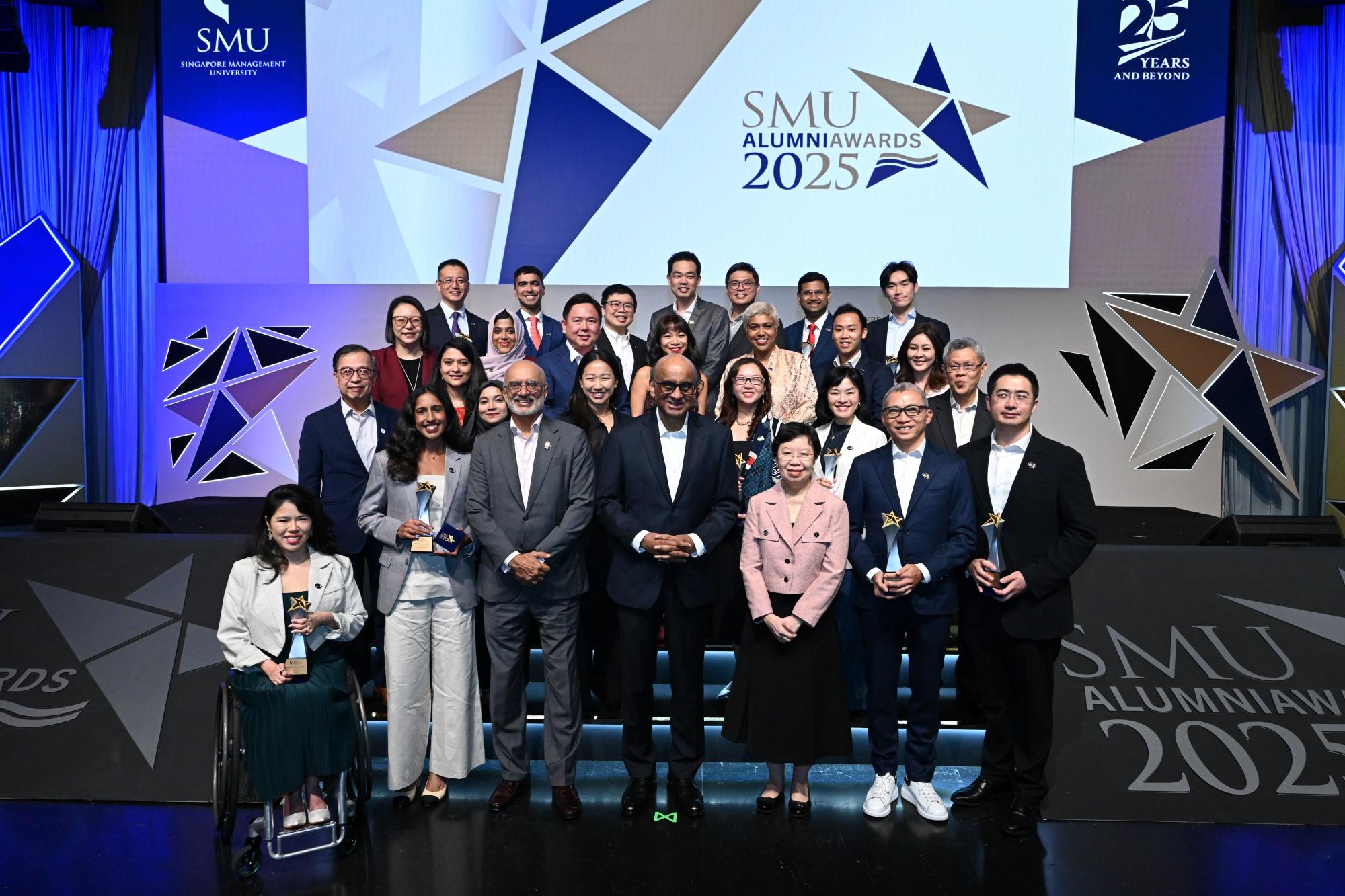 SMU Alumni Award Winners (Image Source: SMU Newsroom)
