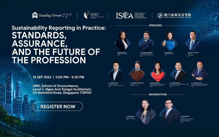 Speakers at the 2nd Singapore-China Accounting Leaders Dialogue