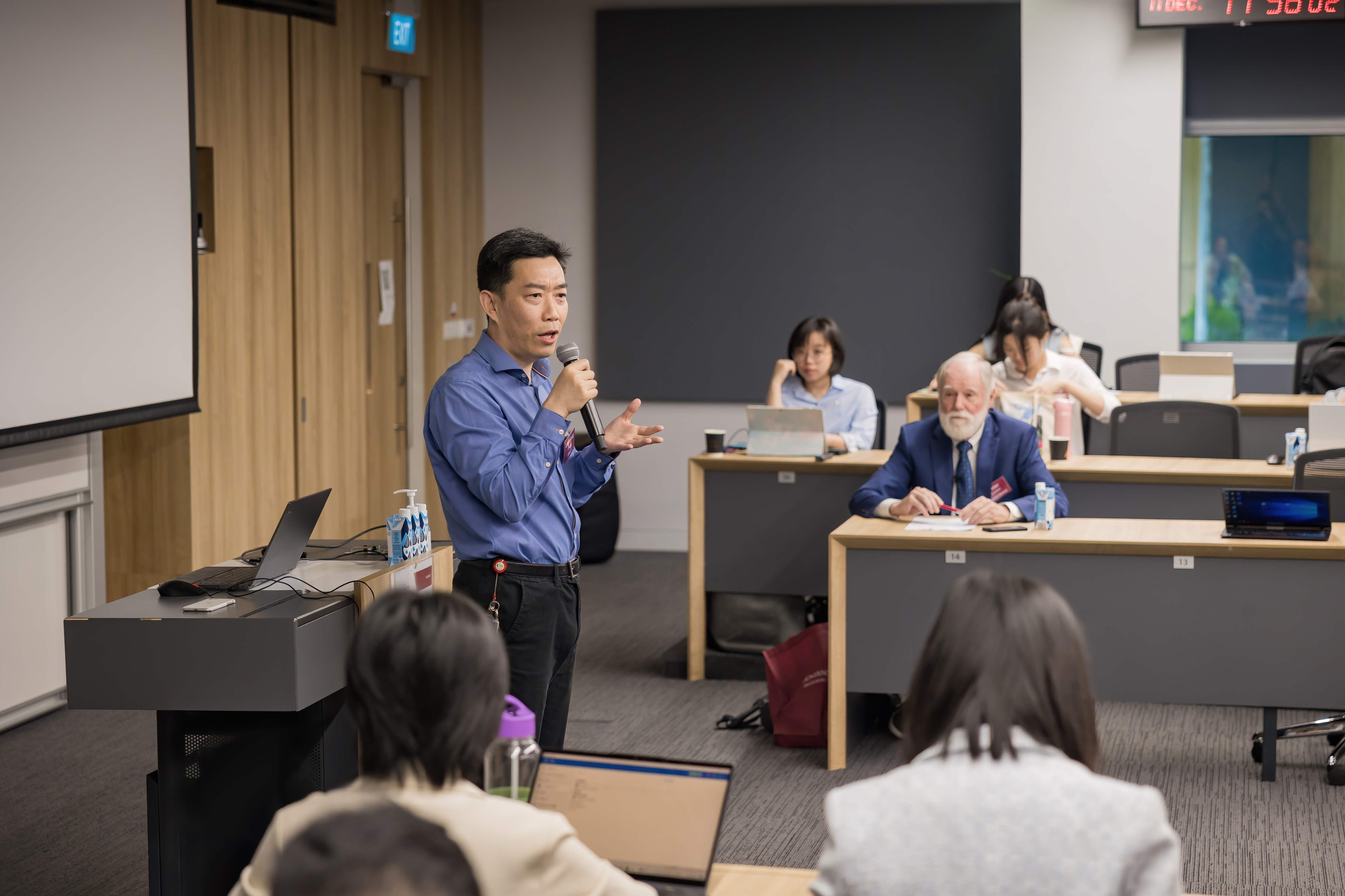 Prof Zhang Liandong in his welcome address