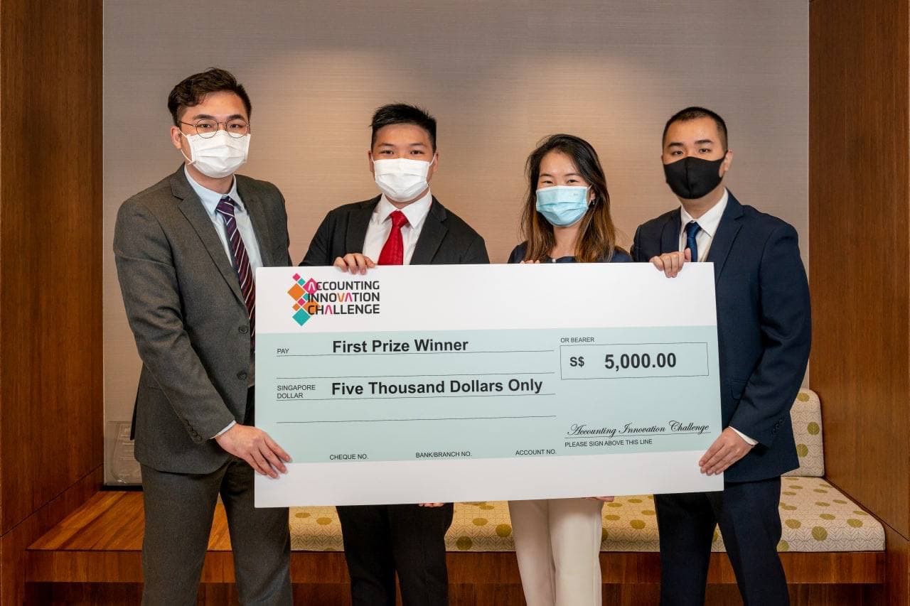 SMU Accountancy students emerge Champions at the Accounting Innovation Challenge 2021