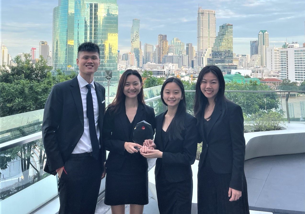 Team Cognitare does SMU proud at Thammasat Undergraduate Business Challenge 2022