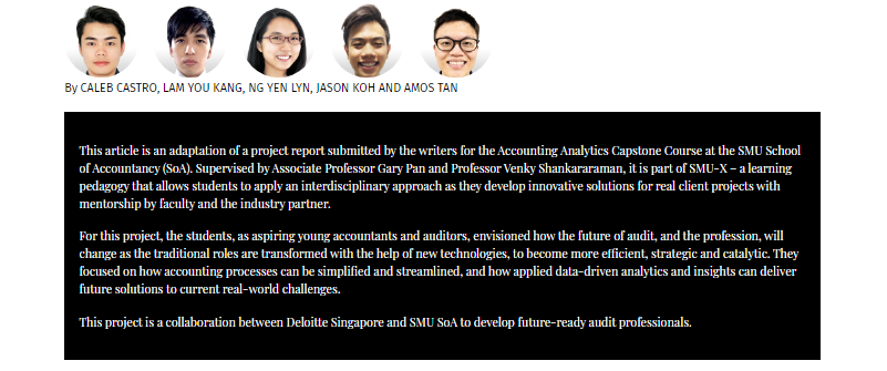 The Future of Audit – an AI Perspective 