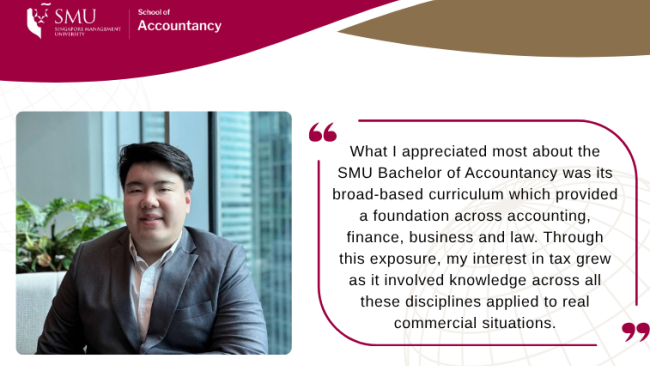 Interview with BAcc Grad Trevor Tan